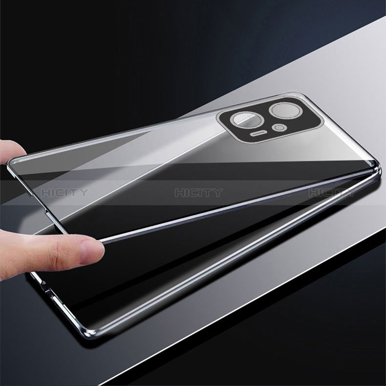 Funda Bumper Lujo Marco de Aluminio Espejo 360 Grados Carcasa para Xiaomi Redmi K50i 5G