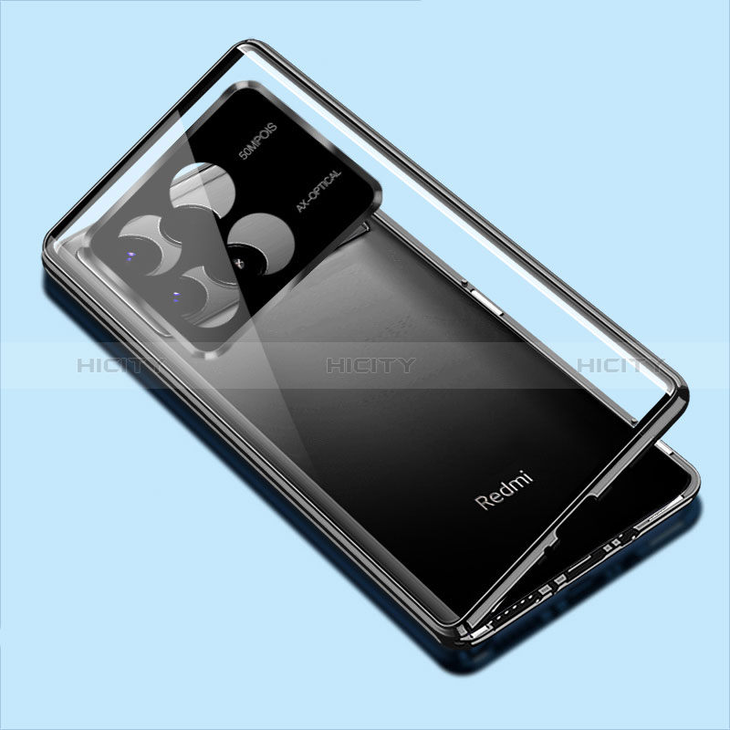 Funda Bumper Lujo Marco de Aluminio Espejo 360 Grados Carcasa para Xiaomi Redmi K70 5G