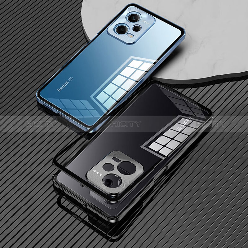 Funda Bumper Lujo Marco de Aluminio Espejo 360 Grados Carcasa para Xiaomi Redmi Note 12 Pro+ Plus 5G