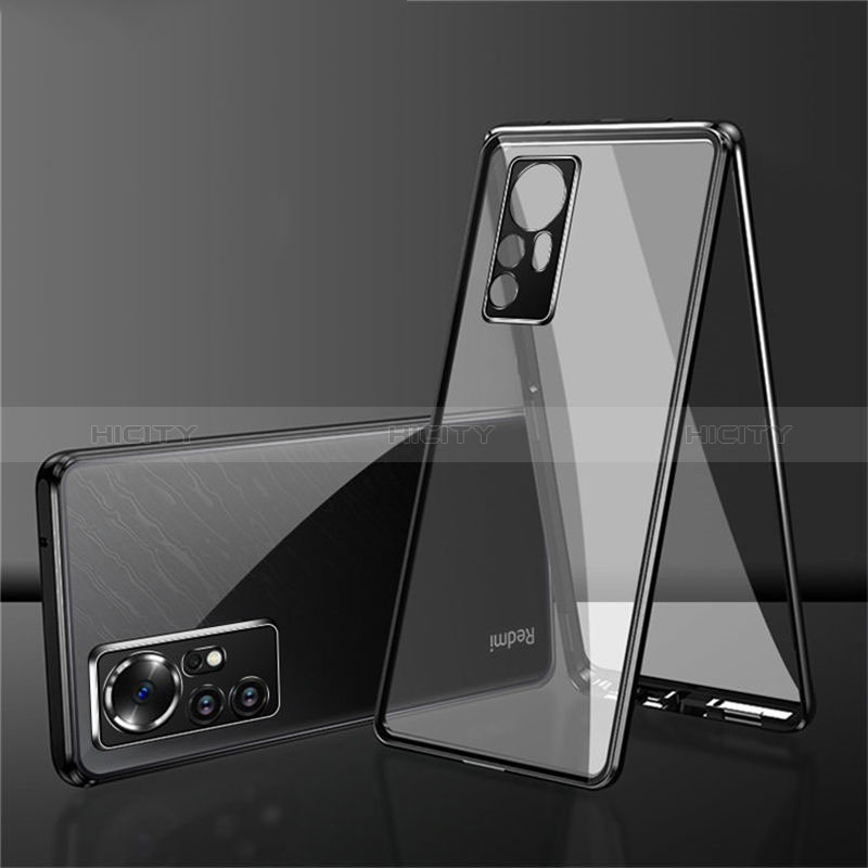 Funda Bumper Lujo Marco de Aluminio Espejo 360 Grados Carcasa para Xiaomi Redmi Note 12S