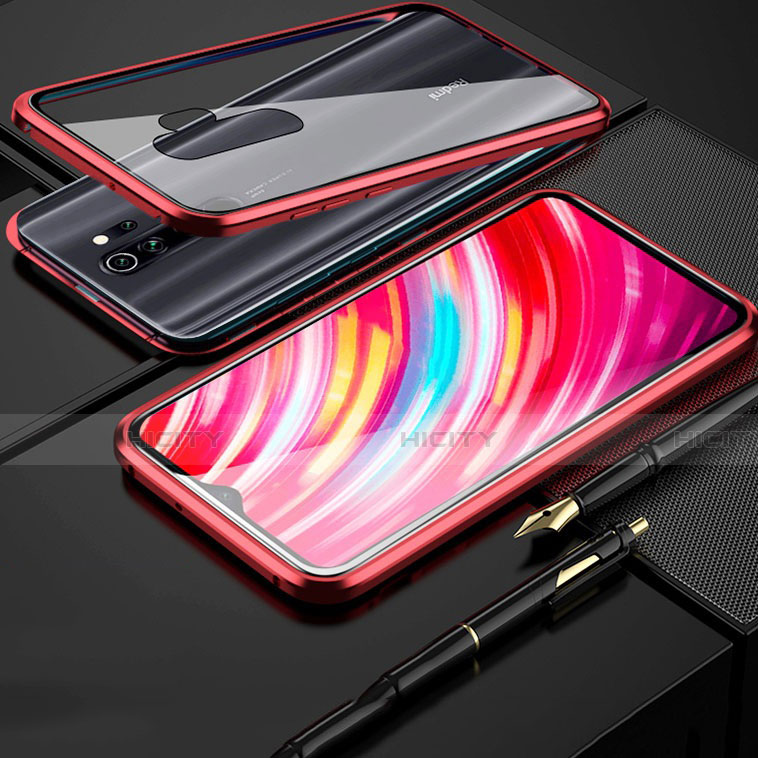 Funda Bumper Lujo Marco de Aluminio Espejo 360 Grados Carcasa para Xiaomi Redmi Note 8 Pro