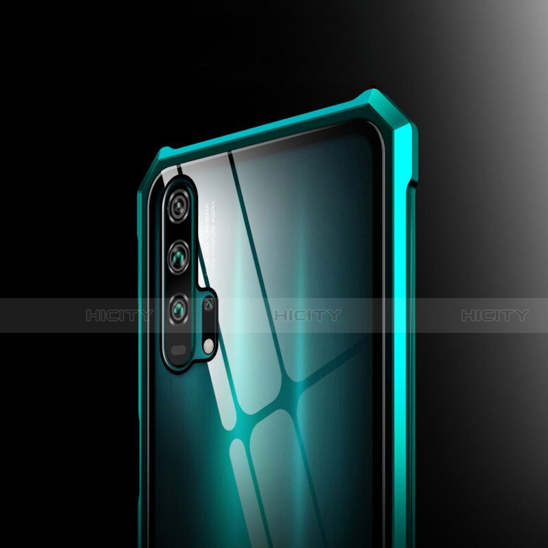 Funda Bumper Lujo Marco de Aluminio Espejo 360 Grados Carcasa T01 para Huawei Honor 20 Pro