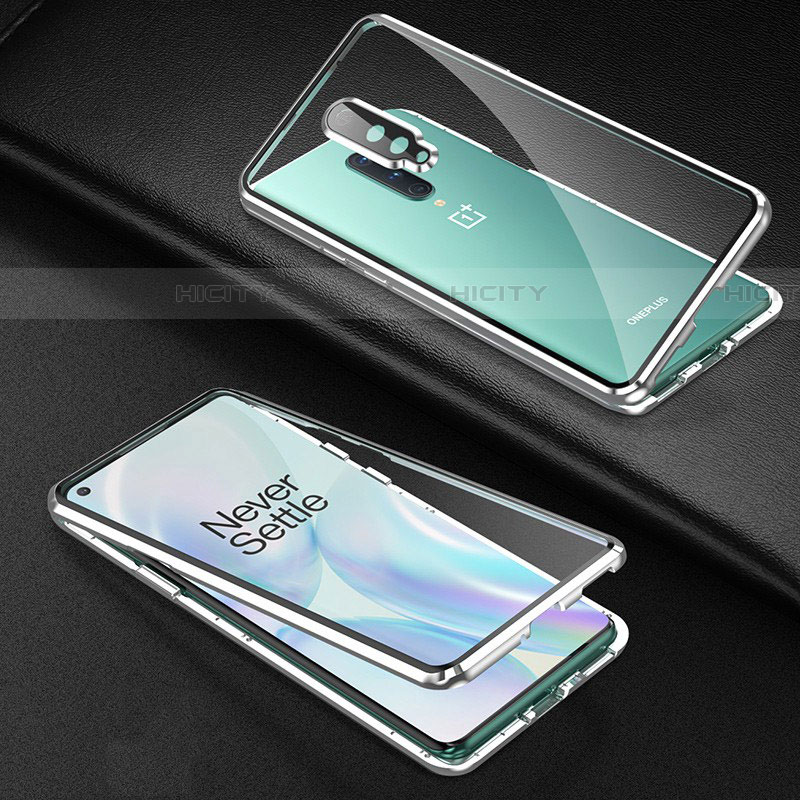 Funda Bumper Lujo Marco de Aluminio Espejo 360 Grados Carcasa T01 para OnePlus 8