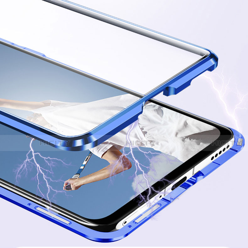 Funda Bumper Lujo Marco de Aluminio Espejo 360 Grados Carcasa T01 para Oppo A92