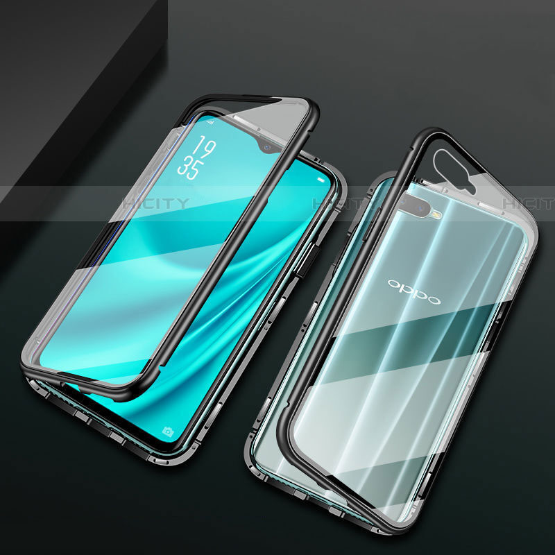 Funda Bumper Lujo Marco de Aluminio Espejo 360 Grados Carcasa T01 para Oppo RX17 Neo