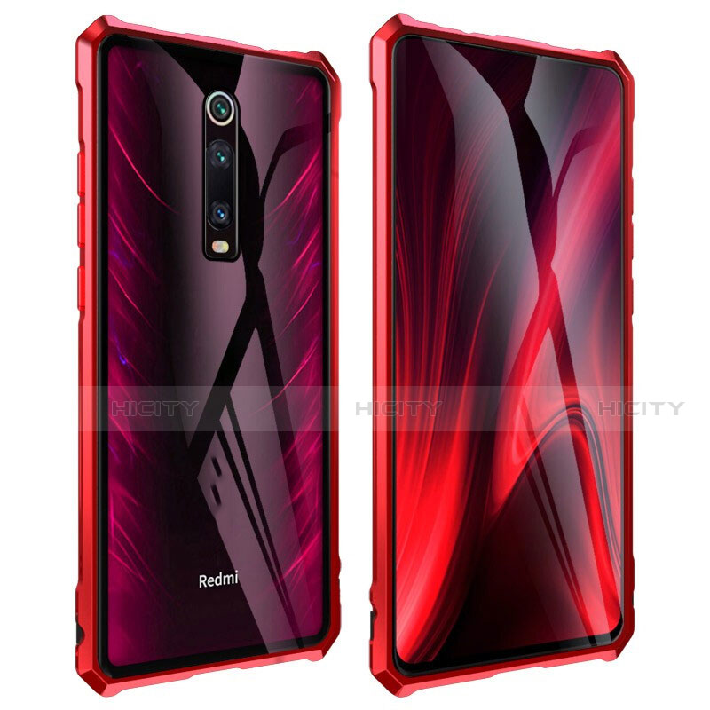 Funda Bumper Lujo Marco de Aluminio Espejo 360 Grados Carcasa T01 para Xiaomi Mi 9T