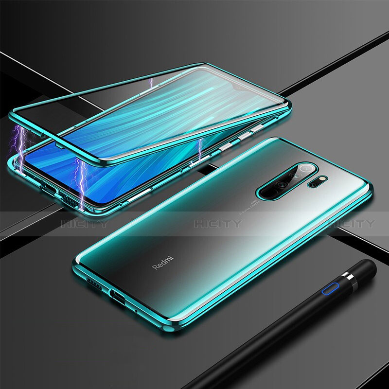 Funda Bumper Lujo Marco de Aluminio Espejo 360 Grados Carcasa T01 para Xiaomi Redmi Note 8 Pro