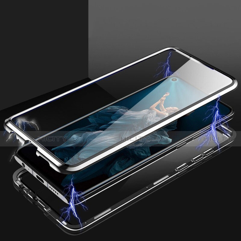 Funda Bumper Lujo Marco de Aluminio Espejo 360 Grados Carcasa T02 para Huawei Honor 20 Pro