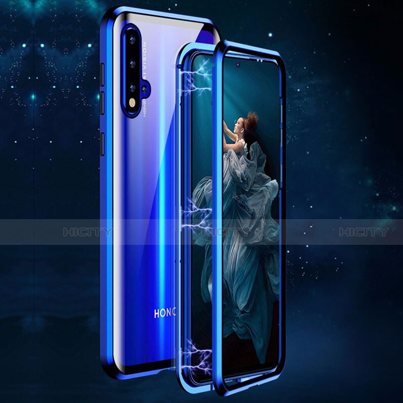 Funda Bumper Lujo Marco de Aluminio Espejo 360 Grados Carcasa T02 para Huawei Honor 20S