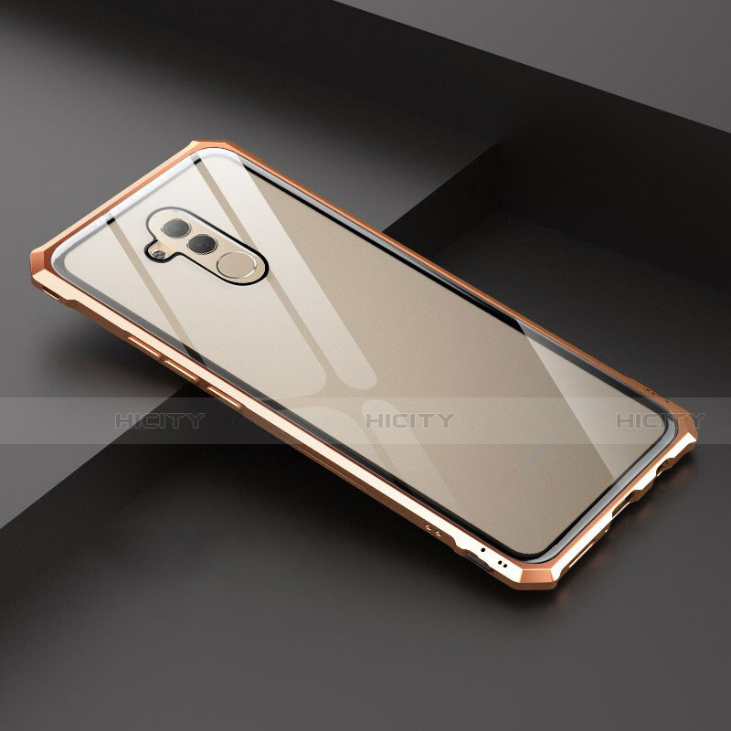 Funda Bumper Lujo Marco de Aluminio Espejo 360 Grados Carcasa T02 para Huawei Mate 20 Lite