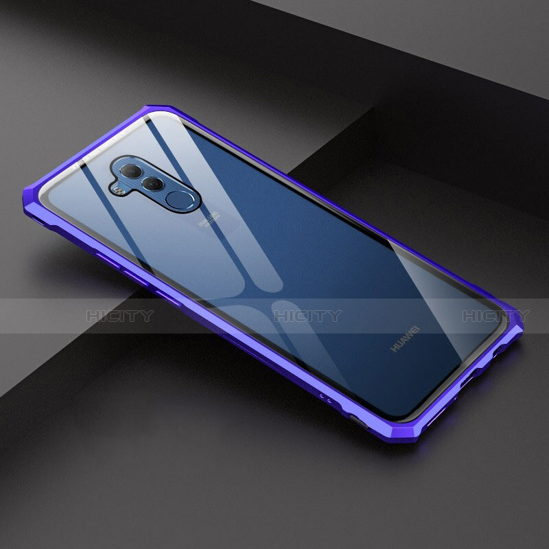 Funda Bumper Lujo Marco de Aluminio Espejo 360 Grados Carcasa T02 para Huawei Mate 20 Lite