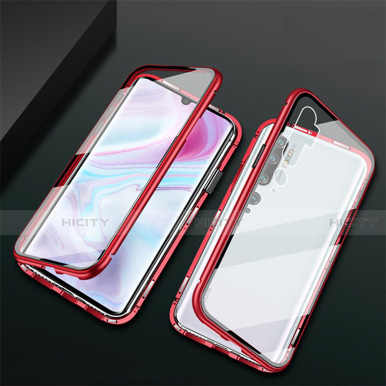 Funda Bumper Lujo Marco de Aluminio Espejo 360 Grados Carcasa T02 para Xiaomi Mi Note 10 Pro