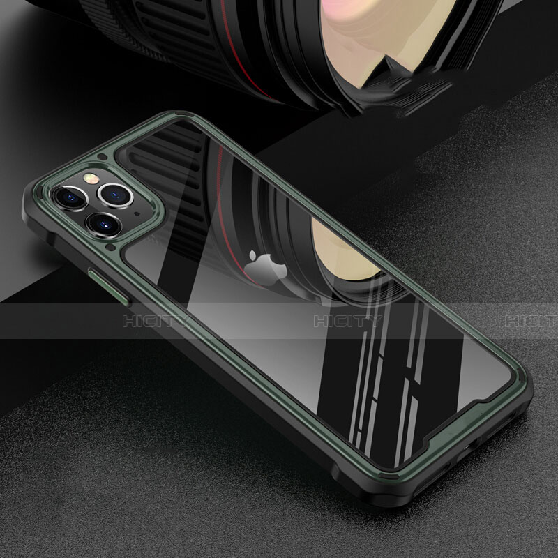 Funda Bumper Lujo Marco de Aluminio Espejo 360 Grados Carcasa T03 para Apple iPhone 11 Pro