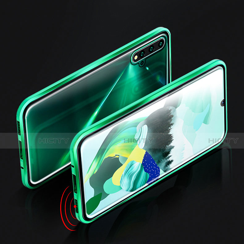 Funda Bumper Lujo Marco de Aluminio Espejo 360 Grados Carcasa T03 para Huawei Nova 5