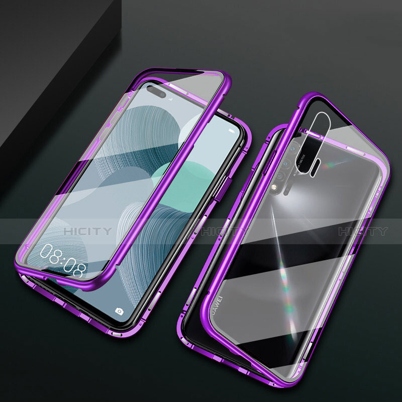 Funda Bumper Lujo Marco de Aluminio Espejo 360 Grados Carcasa T03 para Huawei Nova 6 5G