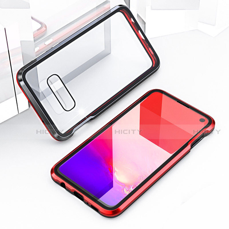 Funda Bumper Lujo Marco de Aluminio Espejo 360 Grados Carcasa T03 para Samsung Galaxy S10e