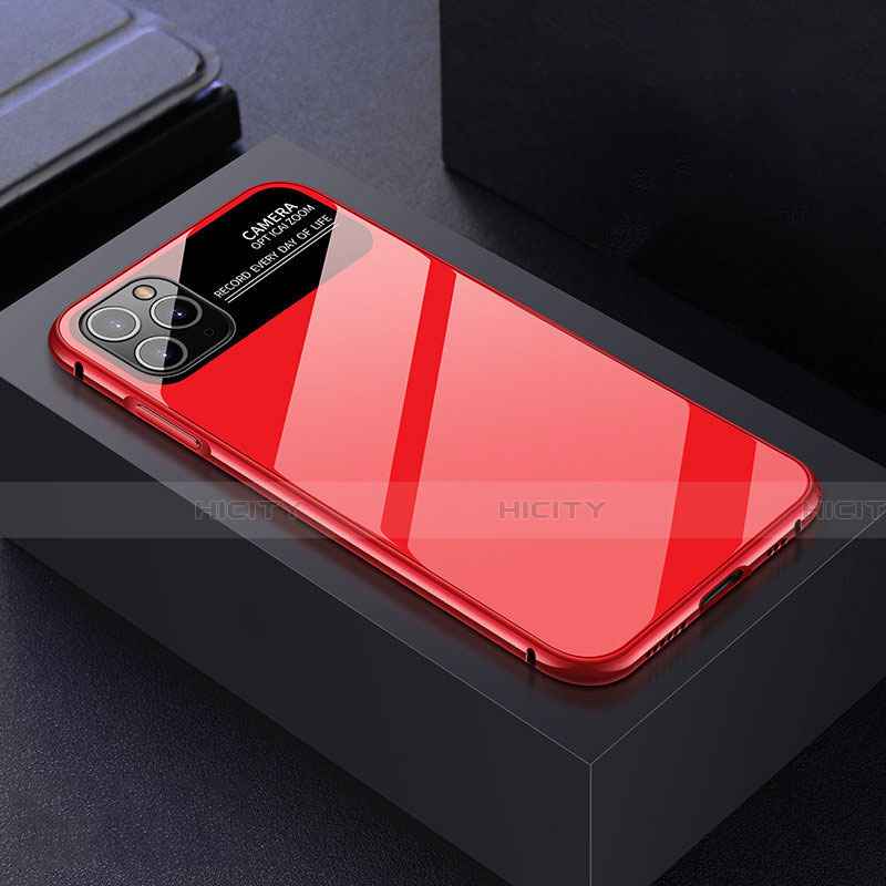 Funda Bumper Lujo Marco de Aluminio Espejo 360 Grados Carcasa T04 para Apple iPhone 11 Pro