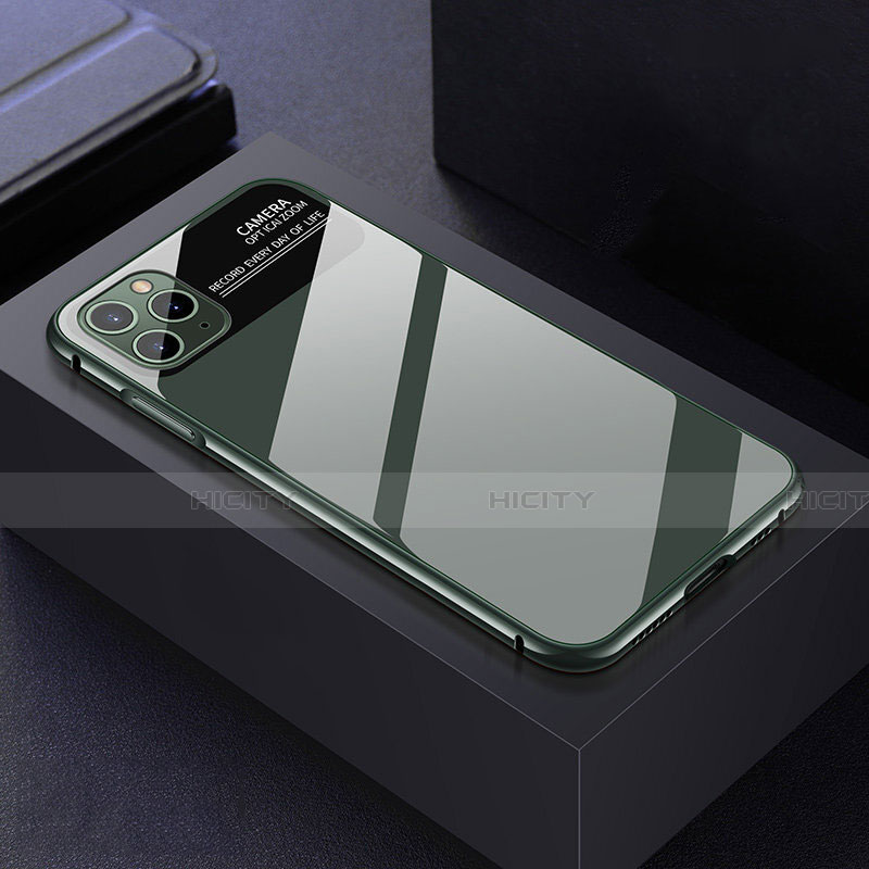 Funda Bumper Lujo Marco de Aluminio Espejo 360 Grados Carcasa T04 para Apple iPhone 11 Pro