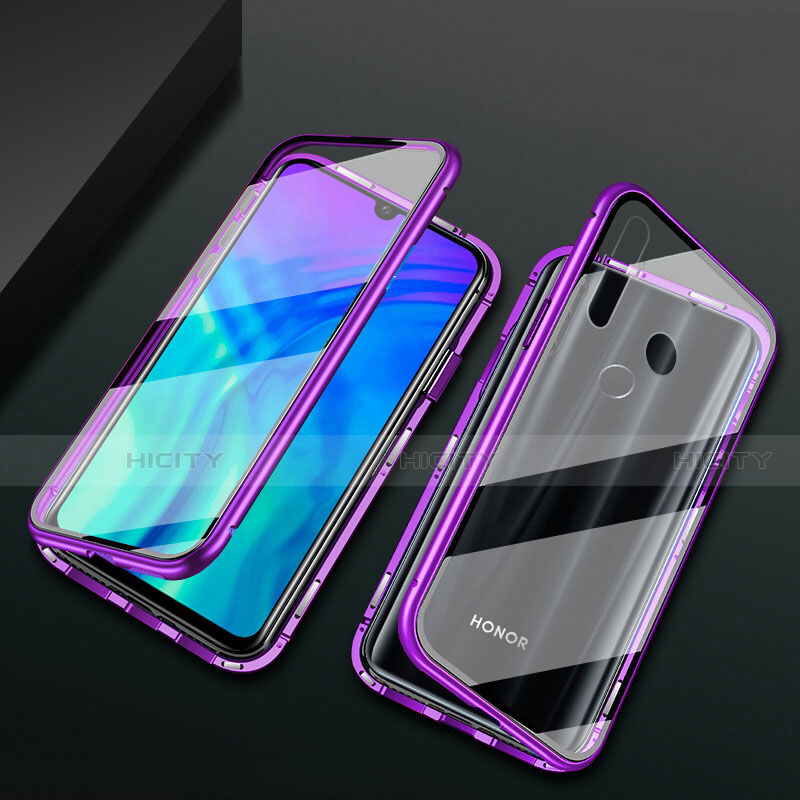 Funda Bumper Lujo Marco de Aluminio Espejo 360 Grados Carcasa T04 para Huawei Honor 10i