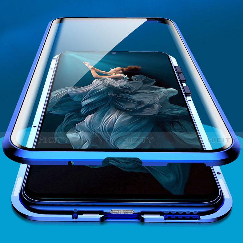 Funda Bumper Lujo Marco de Aluminio Espejo 360 Grados Carcasa T04 para Huawei Nova 5