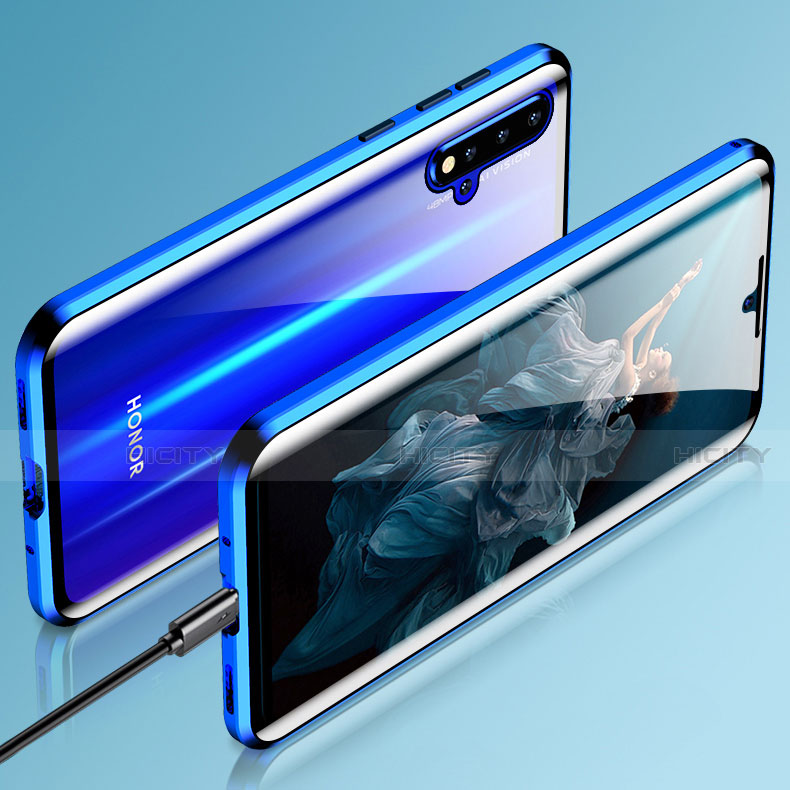 Funda Bumper Lujo Marco de Aluminio Espejo 360 Grados Carcasa T04 para Huawei Nova 5 Pro