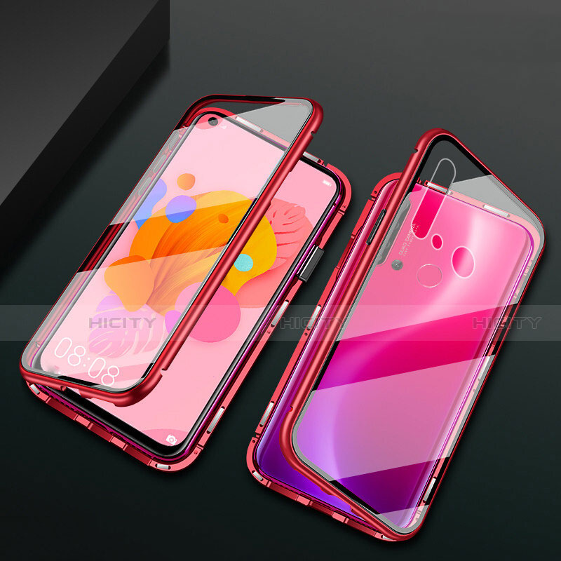 Funda Bumper Lujo Marco de Aluminio Espejo 360 Grados Carcasa T04 para Huawei P20 Lite (2019)