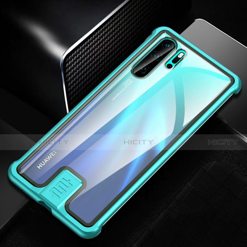 Funda Bumper Lujo Marco de Aluminio Espejo 360 Grados Carcasa T04 para Huawei P30 Pro New Edition