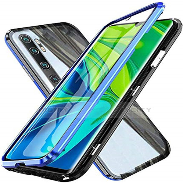 Funda Bumper Lujo Marco de Aluminio Espejo 360 Grados Carcasa T04 para Xiaomi Mi Note 10