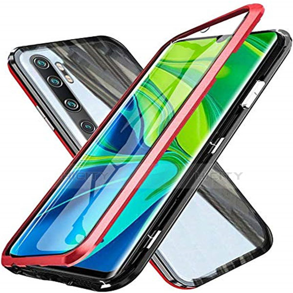 Funda Bumper Lujo Marco de Aluminio Espejo 360 Grados Carcasa T04 para Xiaomi Mi Note 10 Pro