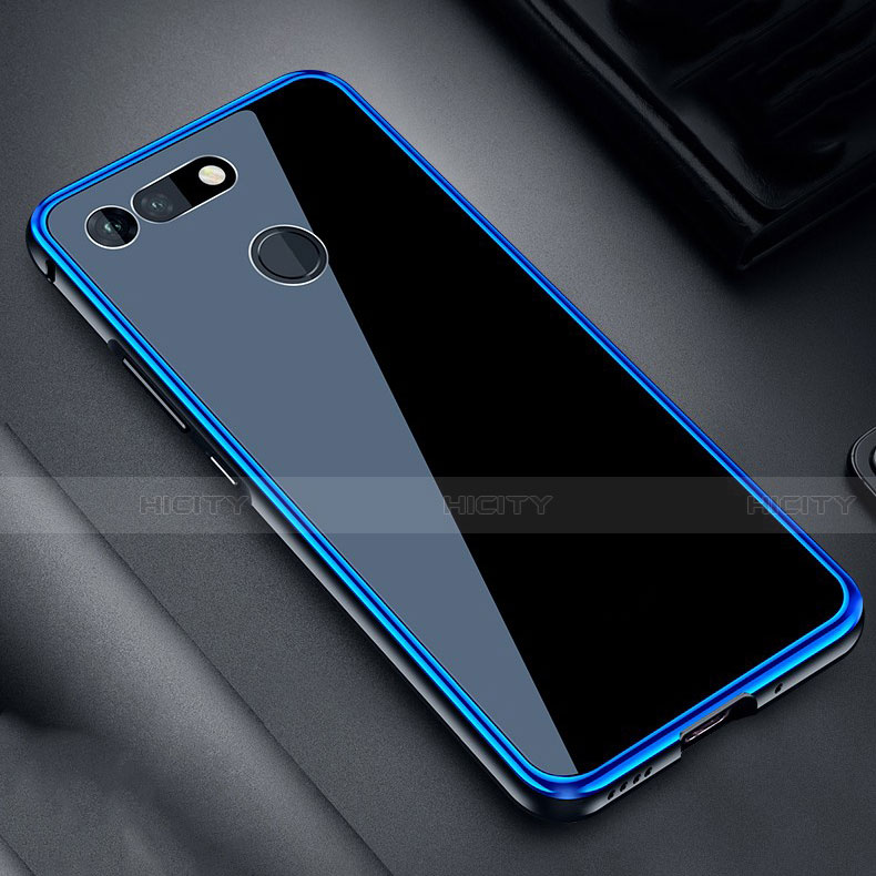 Funda Bumper Lujo Marco de Aluminio Espejo 360 Grados Carcasa T05 para Huawei Honor V20