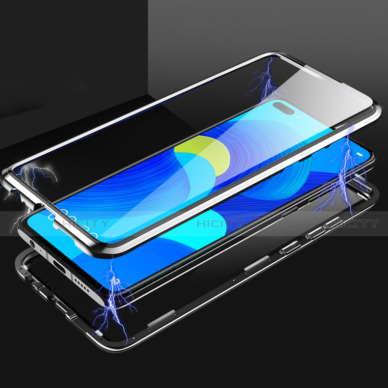 Funda Bumper Lujo Marco de Aluminio Espejo 360 Grados Carcasa T05 para Huawei Nova 6