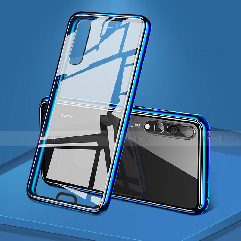 Funda Bumper Lujo Marco de Aluminio Espejo 360 Grados Carcasa T05 para Huawei P20 Pro