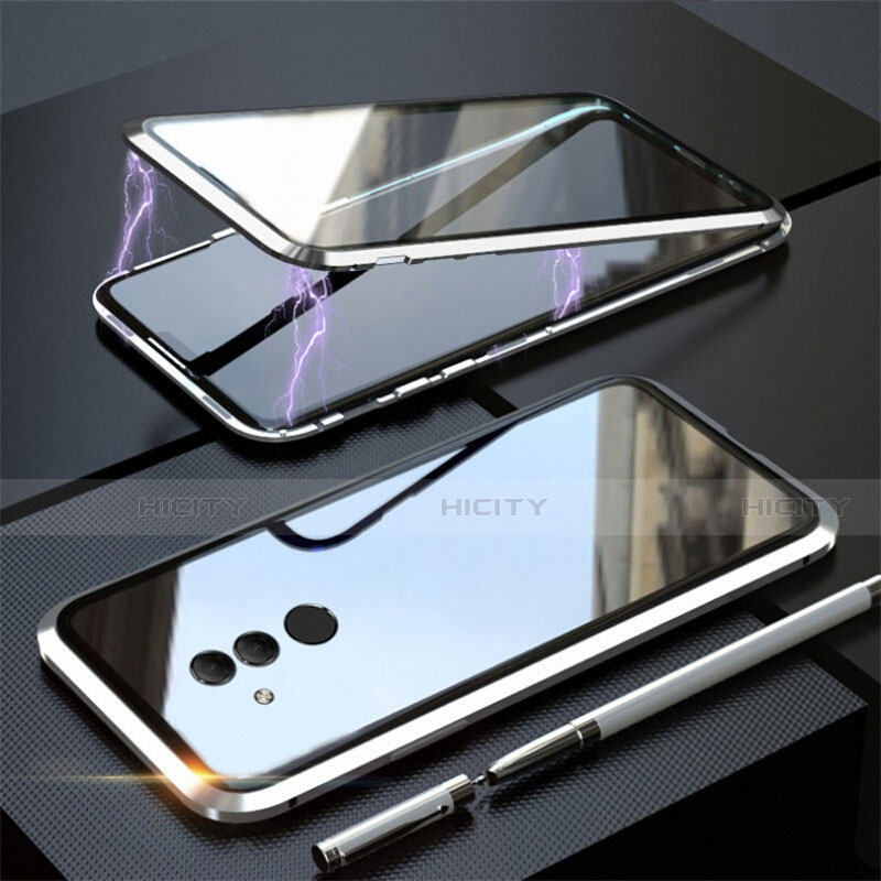 Funda Bumper Lujo Marco de Aluminio Espejo 360 Grados Carcasa T06 para Huawei Mate 20 Lite