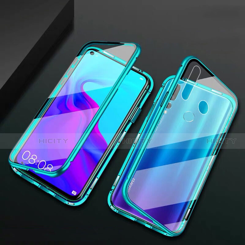 Funda Bumper Lujo Marco de Aluminio Espejo 360 Grados Carcasa T06 para Huawei Nova 4e