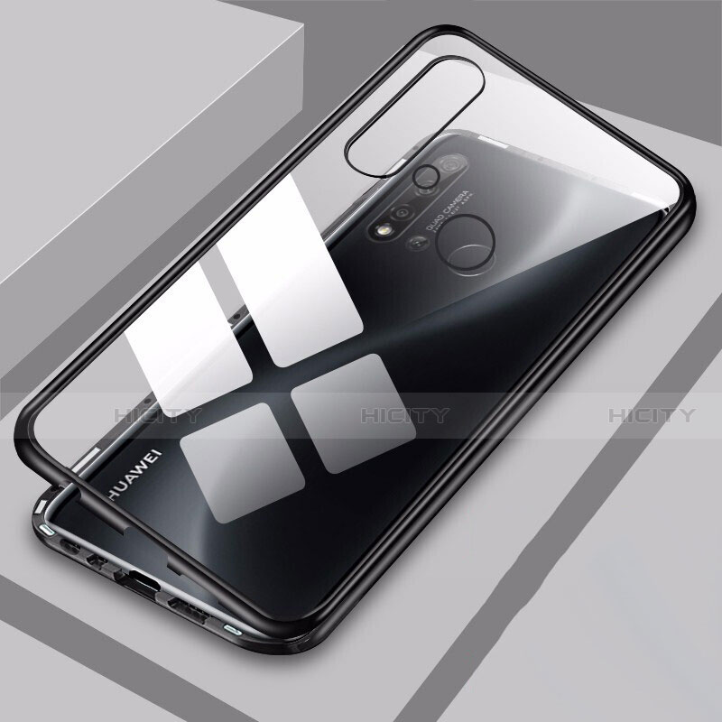 Funda Bumper Lujo Marco de Aluminio Espejo 360 Grados Carcasa T06 para Huawei Nova 5i