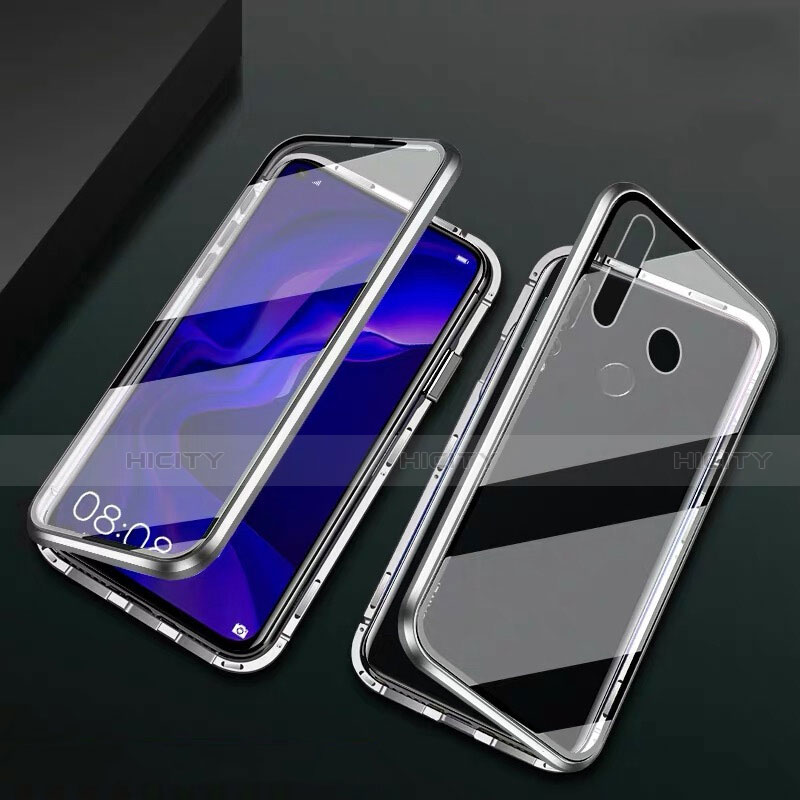 Funda Bumper Lujo Marco de Aluminio Espejo 360 Grados Carcasa T06 para Huawei P30 Lite