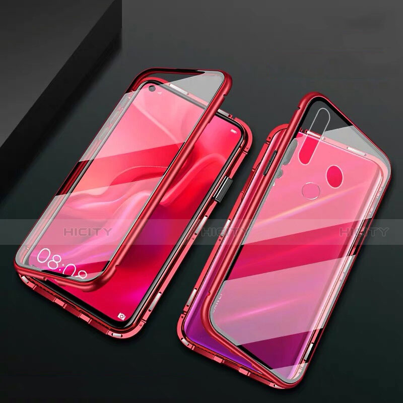 Funda Bumper Lujo Marco de Aluminio Espejo 360 Grados Carcasa T06 para Huawei P30 Lite New Edition