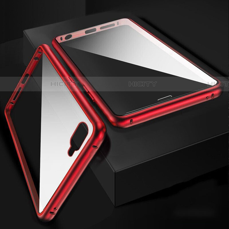 Funda Bumper Lujo Marco de Aluminio Espejo 360 Grados Carcasa T06 para Oppo R17 Neo