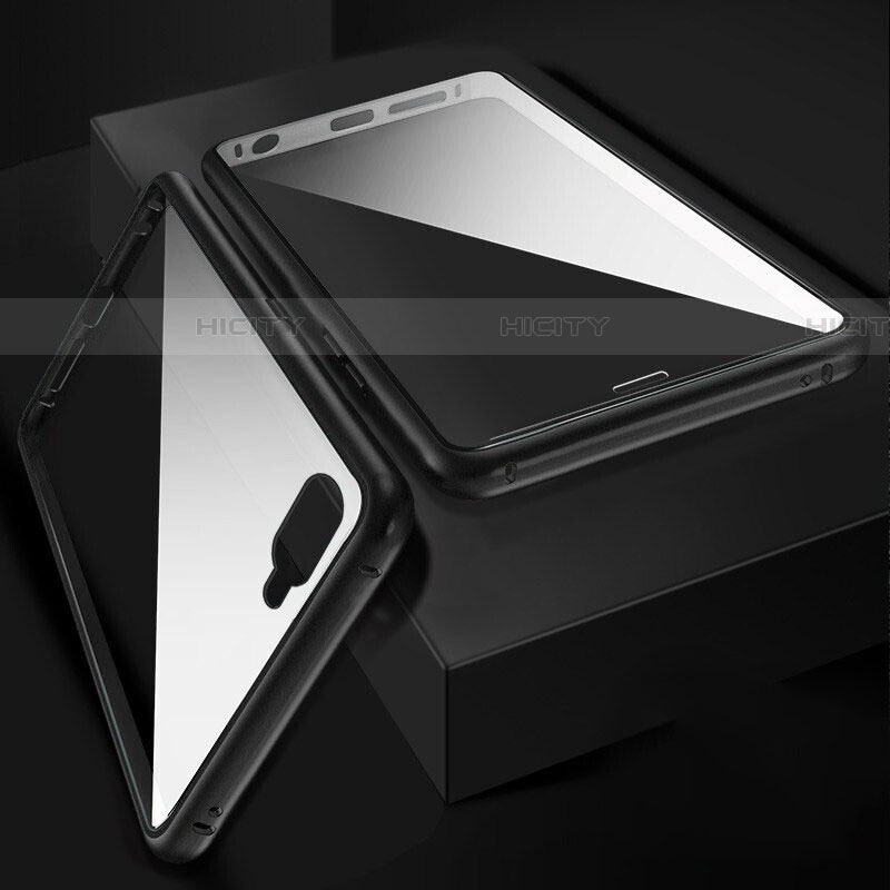 Funda Bumper Lujo Marco de Aluminio Espejo 360 Grados Carcasa T06 para Oppo RX17 Neo