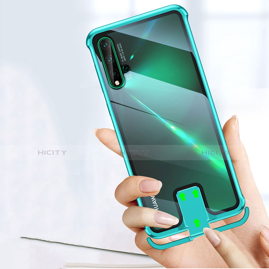 Funda Bumper Lujo Marco de Aluminio Espejo 360 Grados Carcasa T07 para Huawei Honor 20