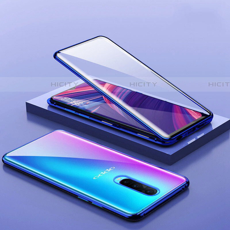 Funda Bumper Lujo Marco de Aluminio Espejo 360 Grados Carcasa T07 para Oppo RX17 Pro