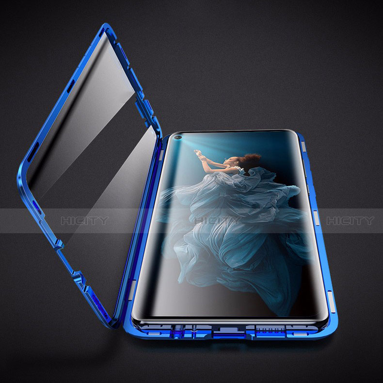 Funda Bumper Lujo Marco de Aluminio Espejo 360 Grados Carcasa T08 para Huawei Honor 20