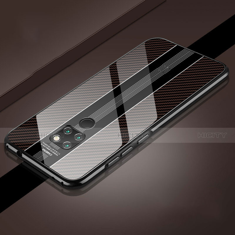 Funda Bumper Lujo Marco de Aluminio Espejo 360 Grados Carcasa T08 para Huawei Mate 20