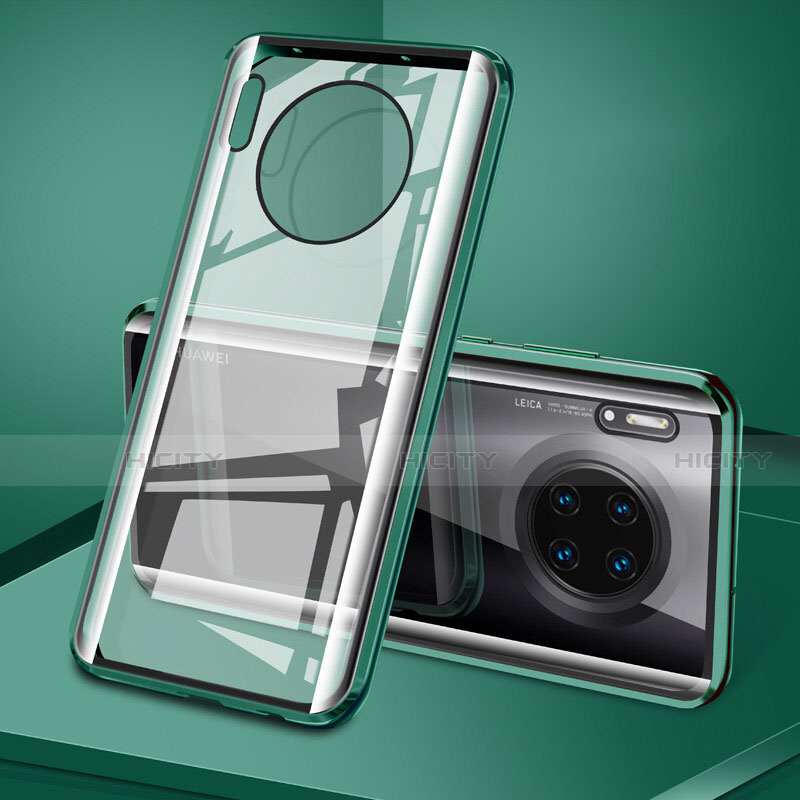 Funda Bumper Lujo Marco de Aluminio Espejo 360 Grados Carcasa T08 para Huawei Mate 30 5G