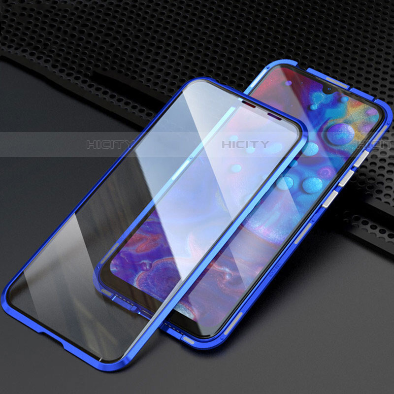 Funda Bumper Lujo Marco de Aluminio Espejo 360 Grados Carcasa T08 para Oppo R17 Neo