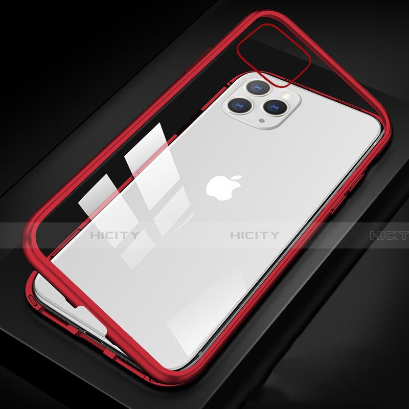 Funda Bumper Lujo Marco de Aluminio Espejo 360 Grados Carcasa T09 para Apple iPhone 11 Pro