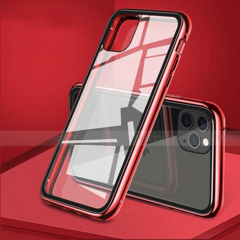 Funda Bumper Lujo Marco de Aluminio Espejo 360 Grados Carcasa T10 para Apple iPhone 11 Pro