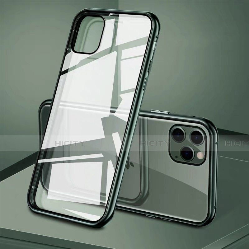 Funda Bumper Lujo Marco de Aluminio Espejo 360 Grados Carcasa T10 para Apple iPhone 11 Pro