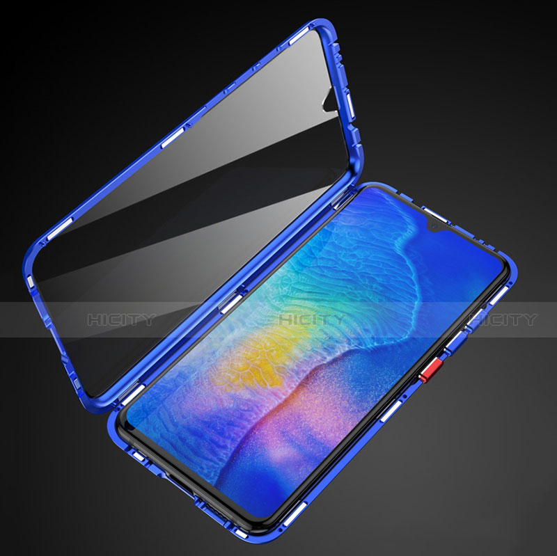 Funda Bumper Lujo Marco de Aluminio Espejo 360 Grados Carcasa T10 para Huawei Mate 20