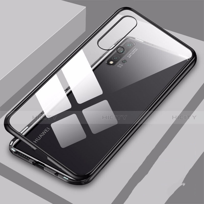 Funda Bumper Lujo Marco de Aluminio Espejo 360 Grados Carcasa T10 para Huawei Nova 5